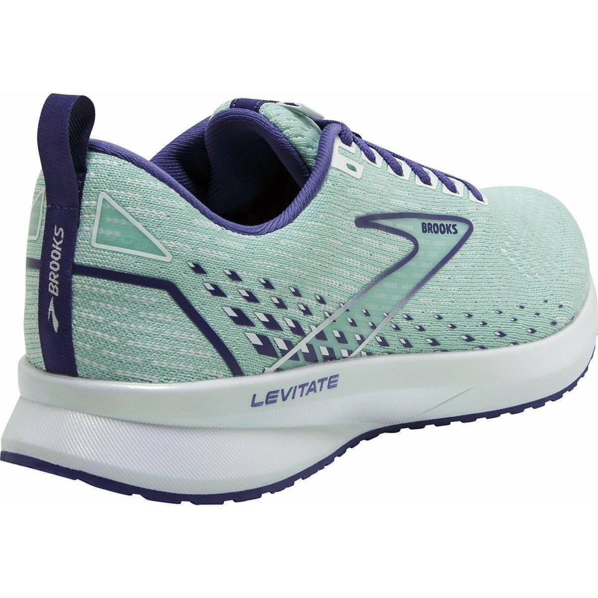 Brooks Levitate 5 Womens Running Shoes - Green - Start Fitness