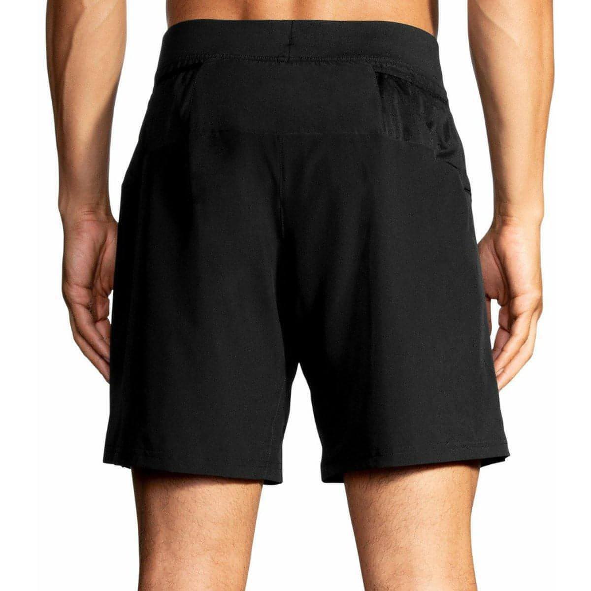 Brooks Sherpa 7 Inch Mens 2 In 1 Running Shorts - Black - Start Fitness