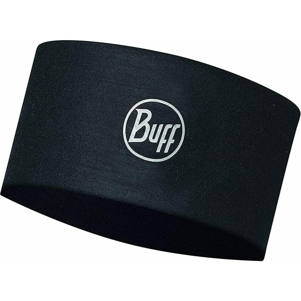 Buff CoolNet UV Solid Black Wide Headband 8428927357014 - Start Fitness