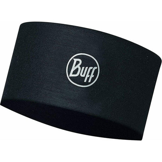 Buff CoolNet UV Solid Black Wide Headband 8428927357014 - Start Fitness