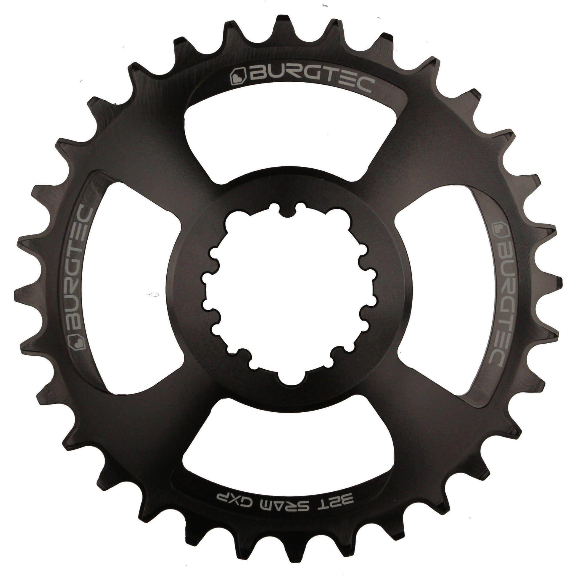 Burgtec GXP 6MM Offset Thick Thin Chainring - Black 713830992307 - Start Fitness
