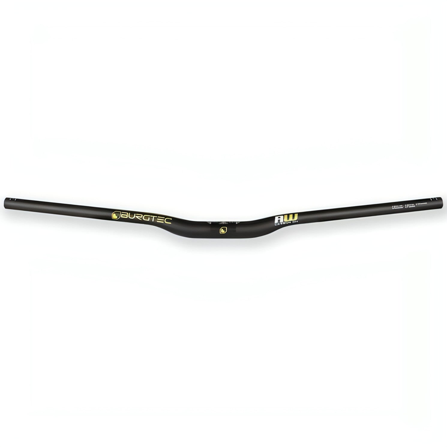 Burgtec RideWide 800mm Carbon DH Bars 31.8mm Clamp - Black 713830991508 - Start Fitness