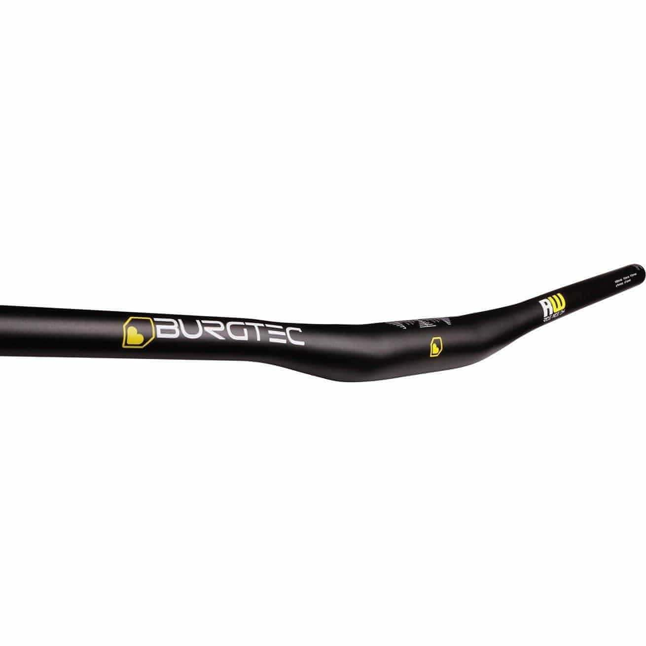 Burgtec RideWide DH 800mm Handlebars 31.8mm Clamp - Black - Start Fitness