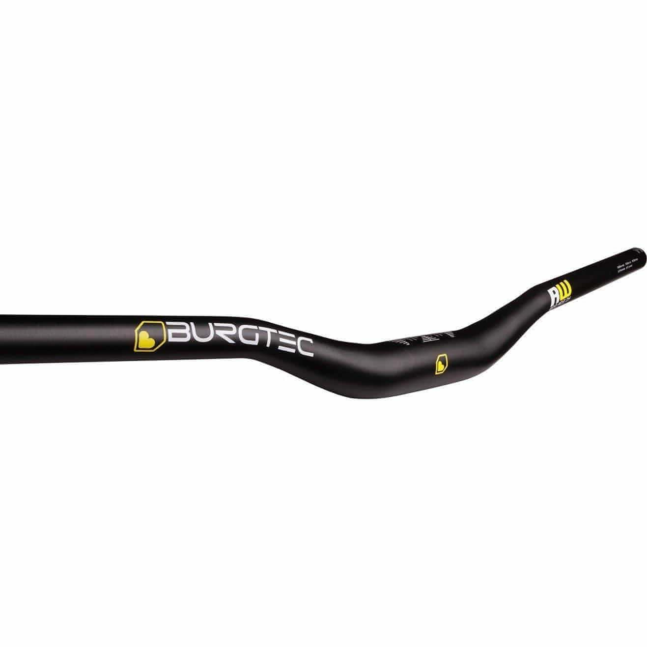 Burgtec RideWide DH 800mm Handlebars 31.8mm Clamp - Black - Start Fitness