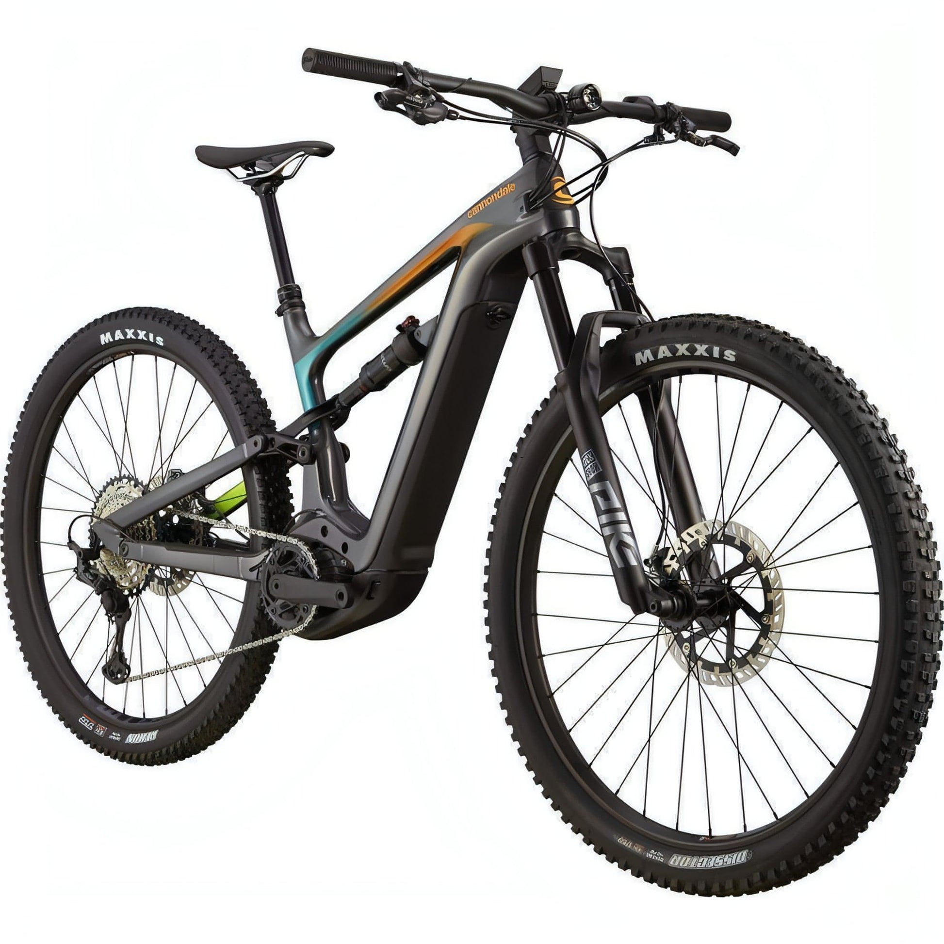 Cannondale Habit 1 Neo Carbon Electric Mountain Bike 2021 - Grey - Start Fitness