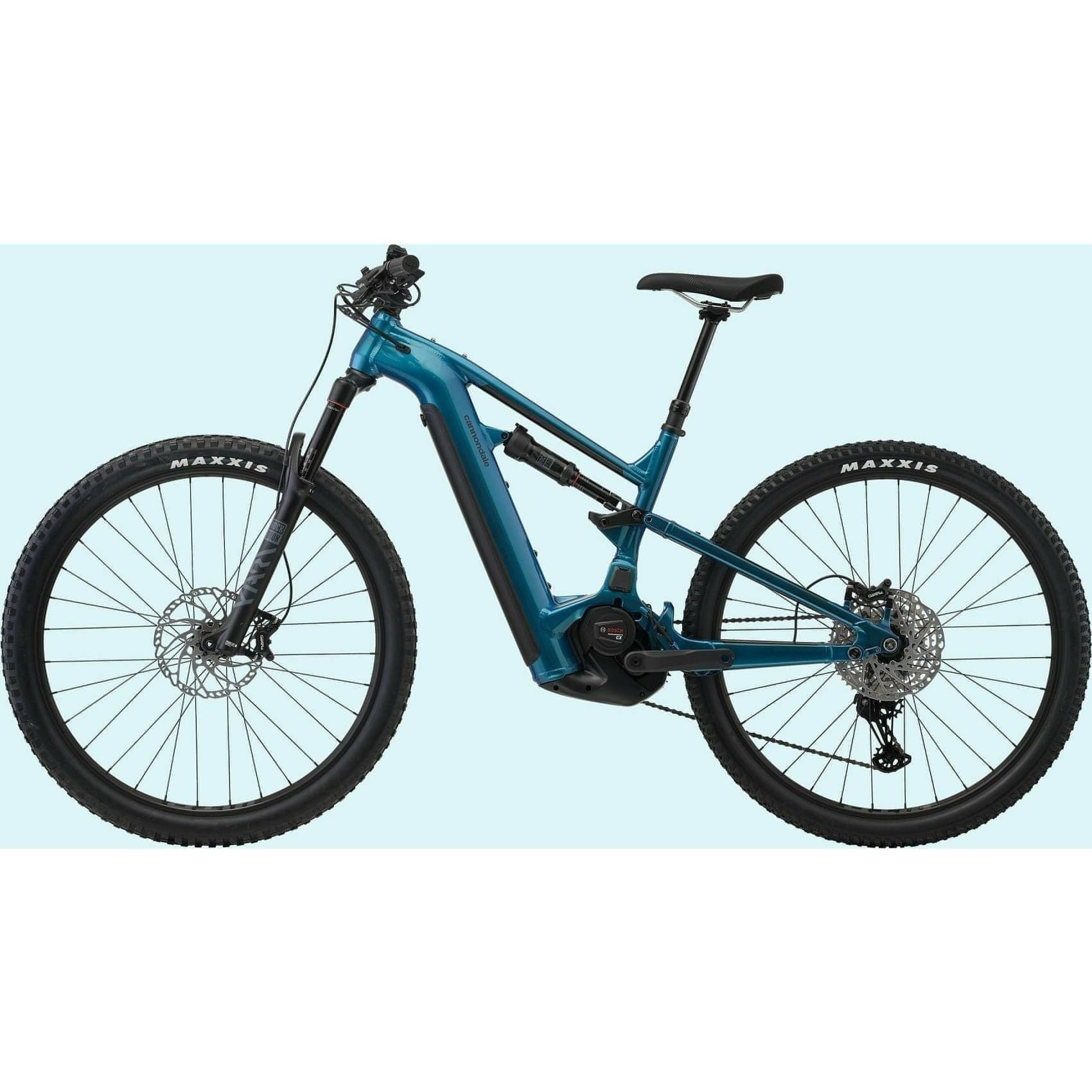 Cannondale Moterra Neo 3 Electric Mountain Bike 2022 - Deep Teal - Start Fitness