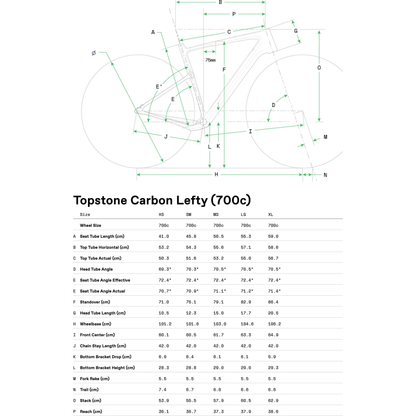 Cannondale Topstone Carbon 2 Lefty Gravel Bike 2022 - Laguna Yellow - Start Fitness