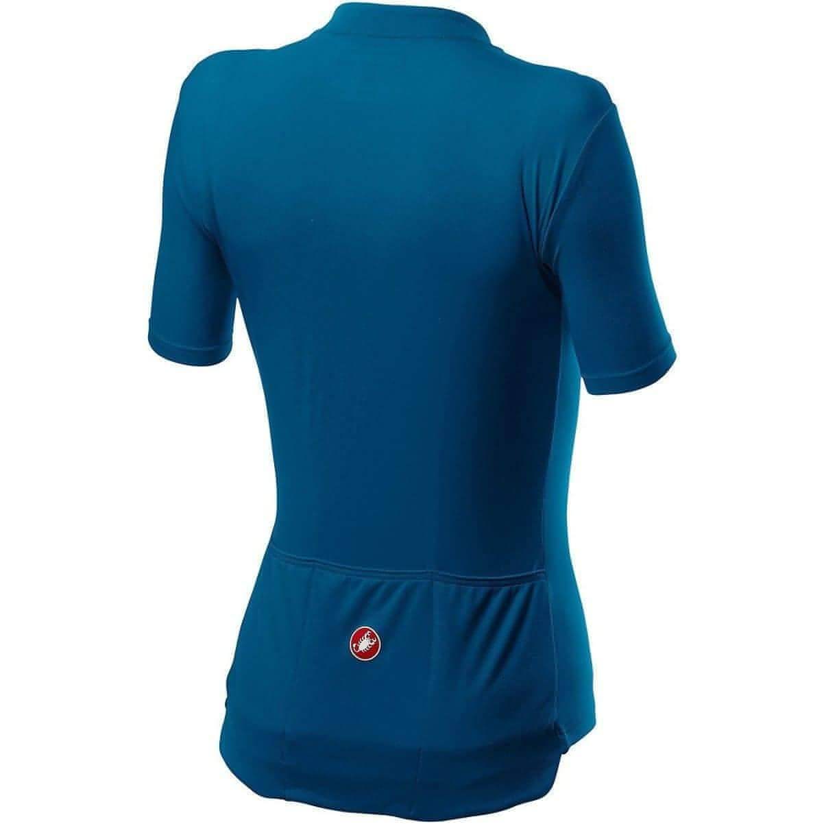 Castelli Anima 3 Short Sleeve Womens Cycling Jersey - Blue - Start Fitness