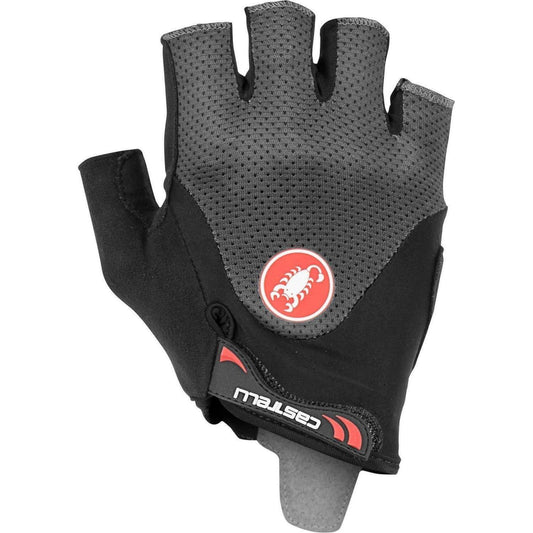 Castelli Arenberg Gel 2 Fingerless Cycling Gloves - Grey - Start Fitness