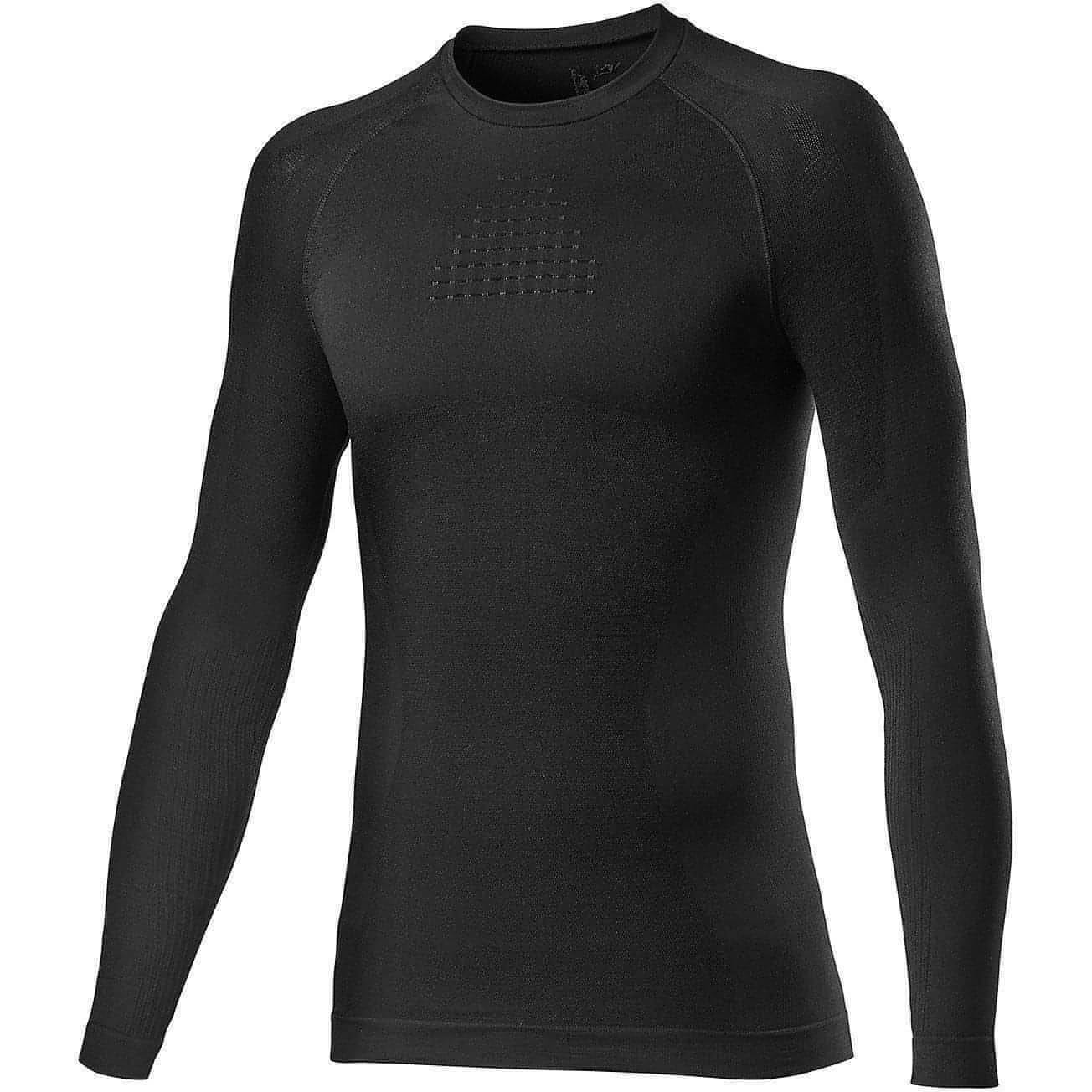 Castelli Core Seamless Long Sleeve Mens Cycling Base Layer - Black - Start Fitness