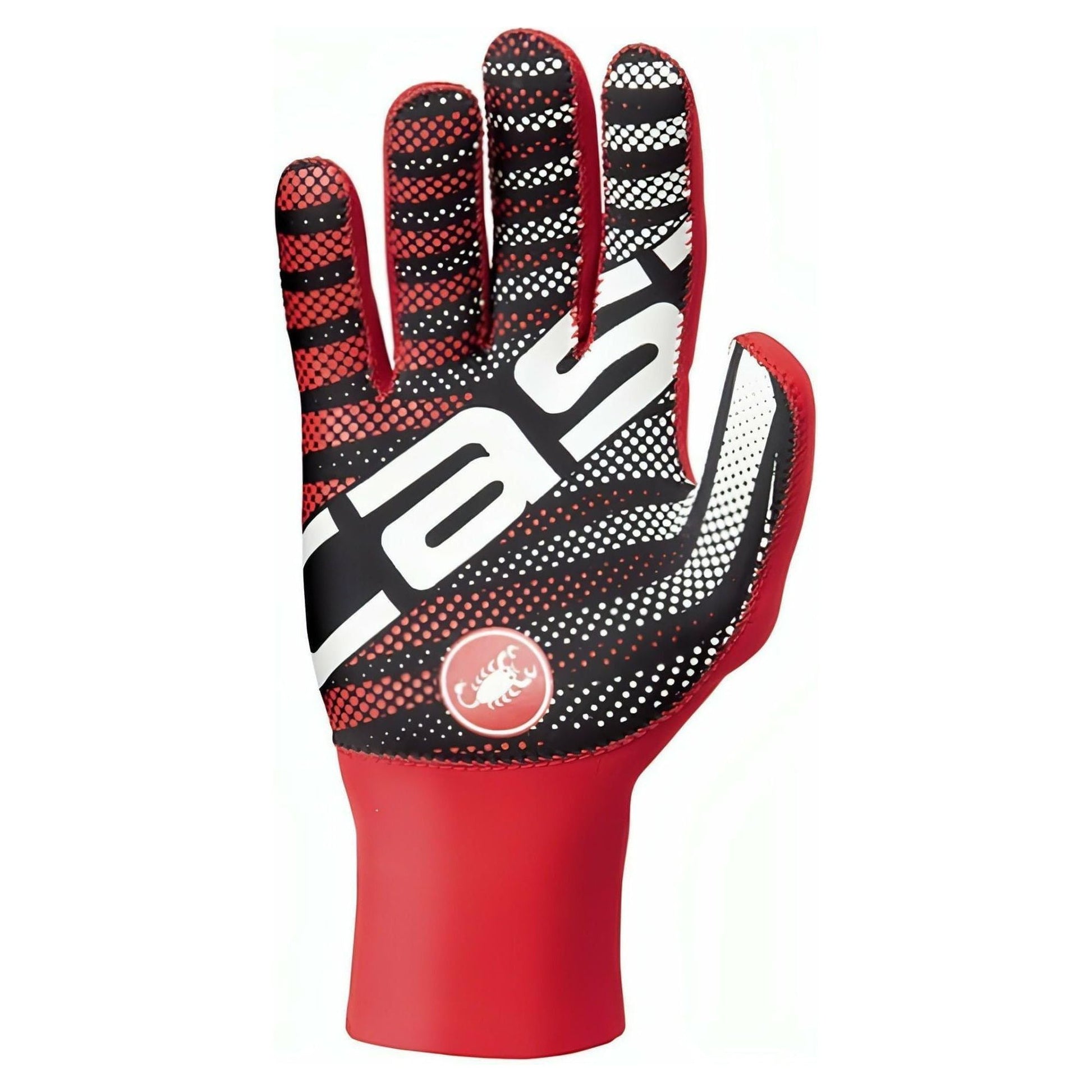 Castelli Diluvio Cycling Gloves - Red - Start Fitness