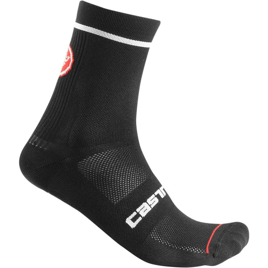 Castelli Entrata 9 Cycling Socks - Black 8050949072158 - Start Fitness