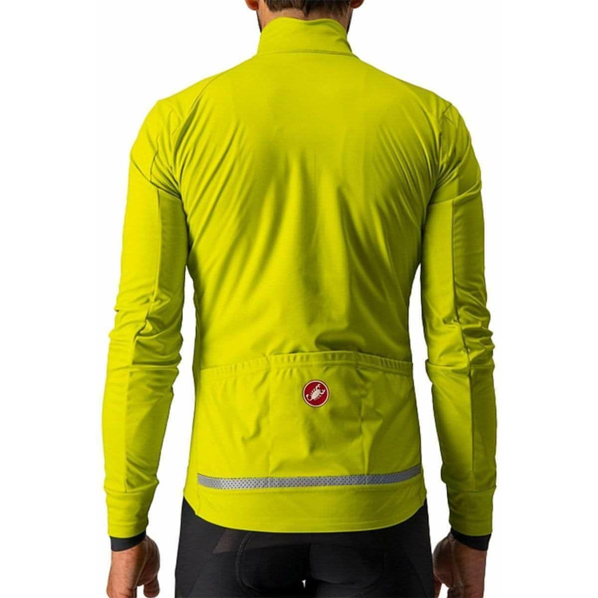Castelli GO Mens Cycling Jacket - Yellow - Start Fitness