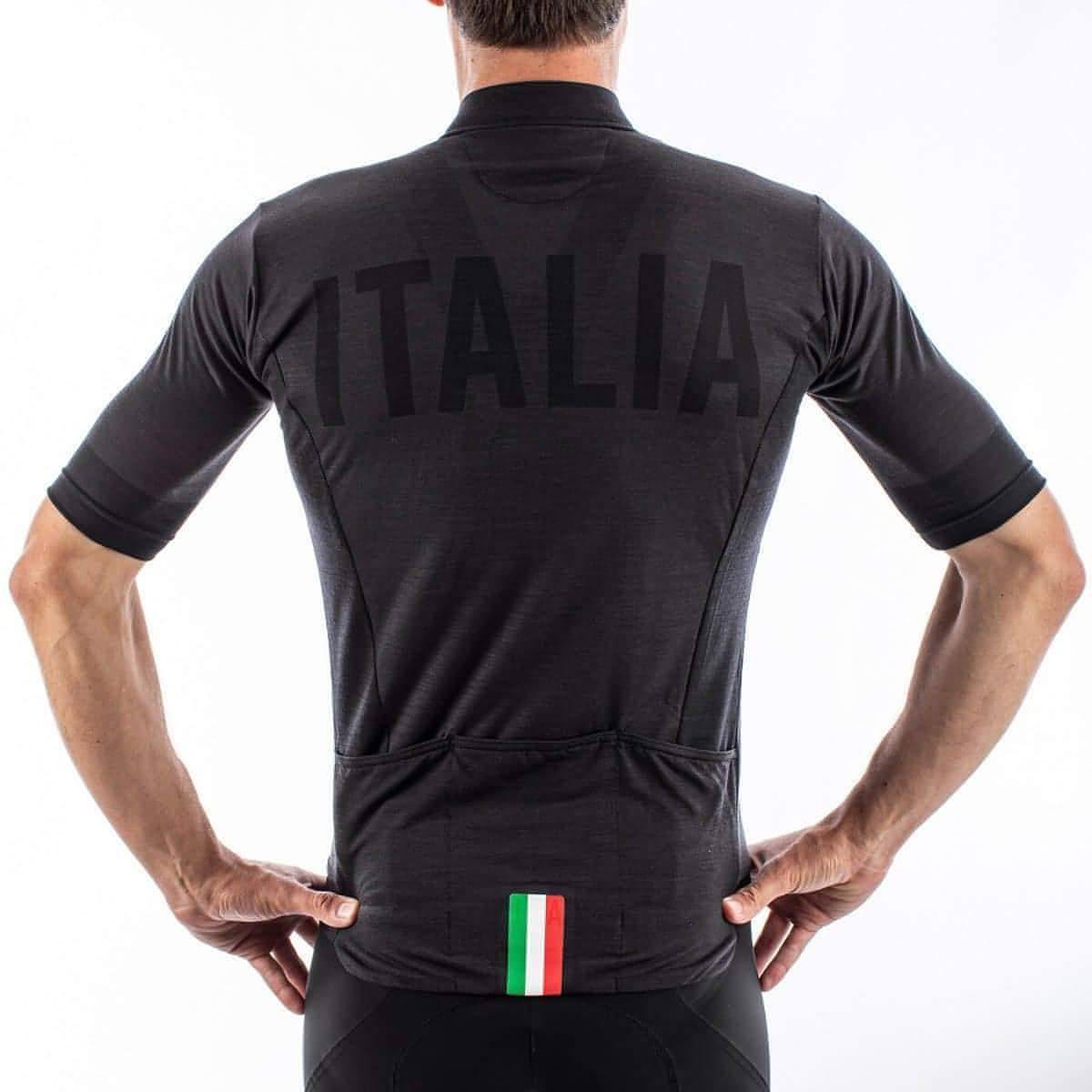 Castelli Italia 2.0 Short Sleeve Mens Cycling Jersey - Black - Start Fitness