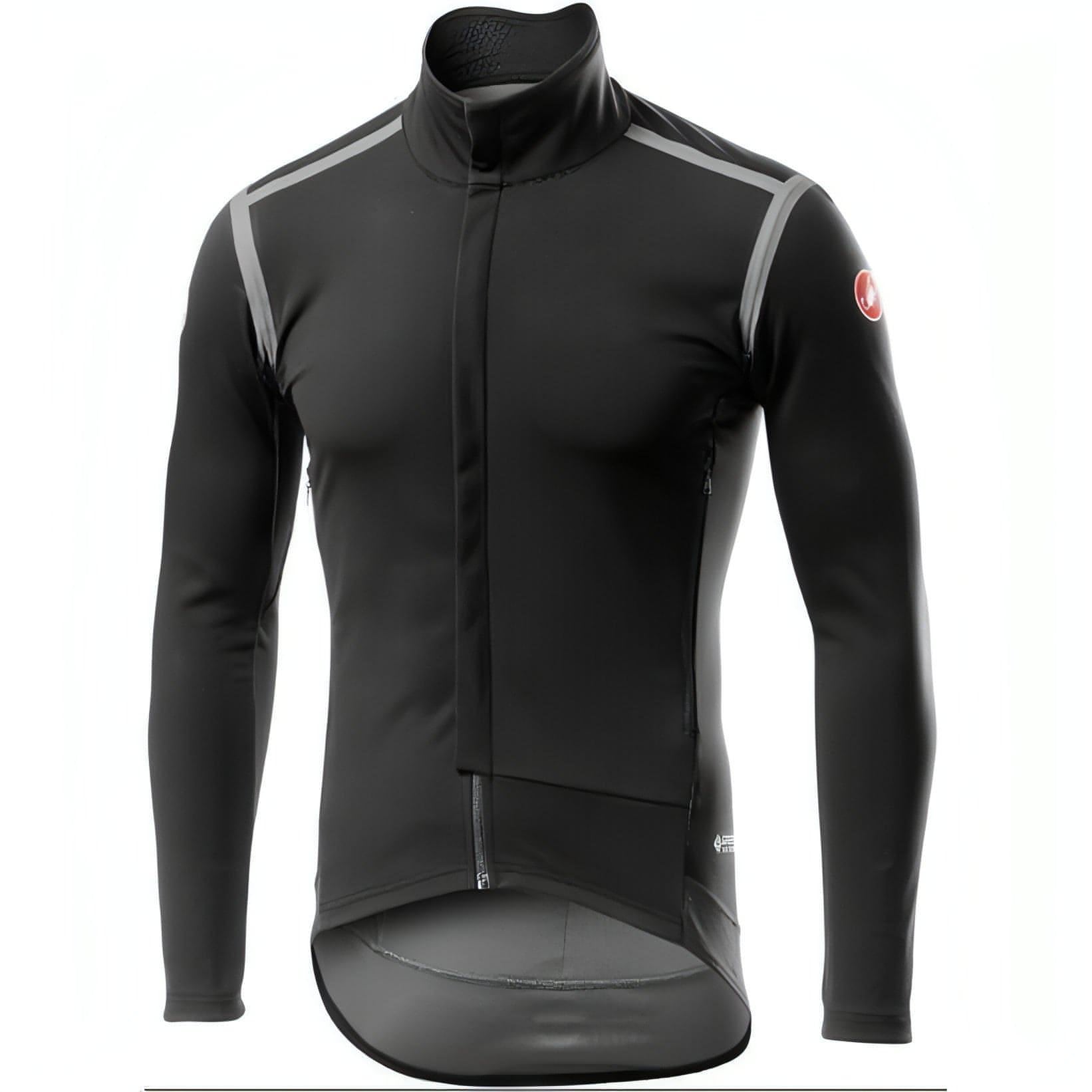 Castelli Perfetto ROS Long Sleeve Mens Cycling Jersey - Black - Start Fitness