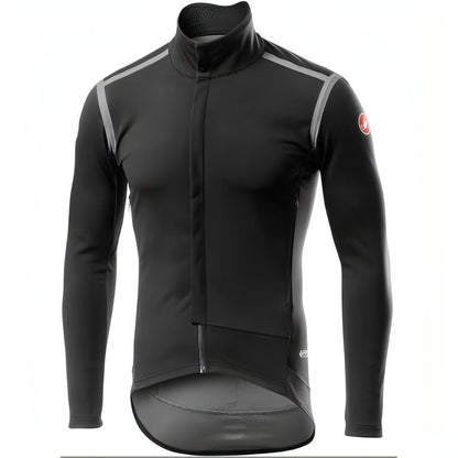 Castelli Perfetto ROS Long Sleeve Mens Cycling Jersey - Black - Start Fitness