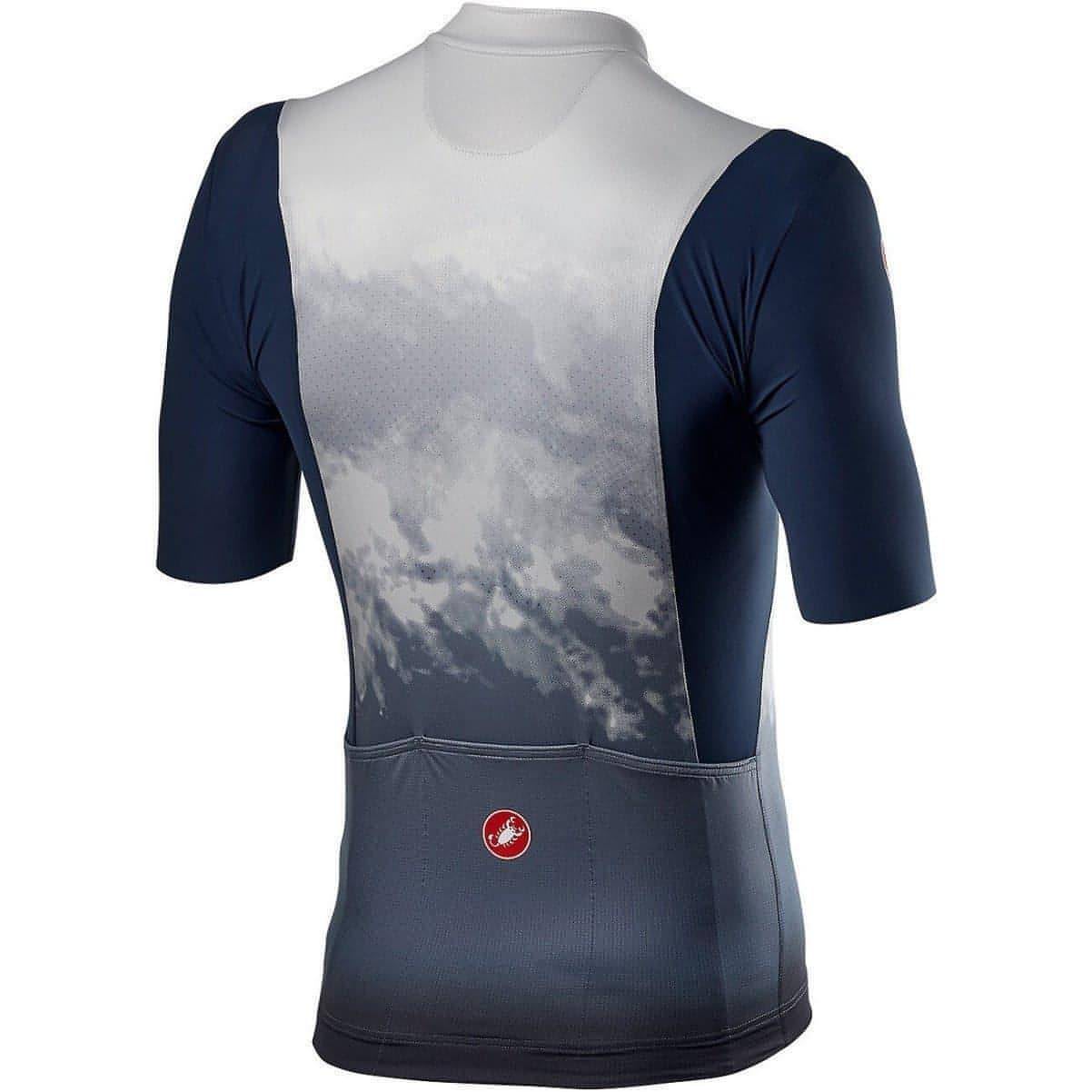 Castelli Polvere Short Sleeve Mens Cycling Jersey - Grey - Start Fitness