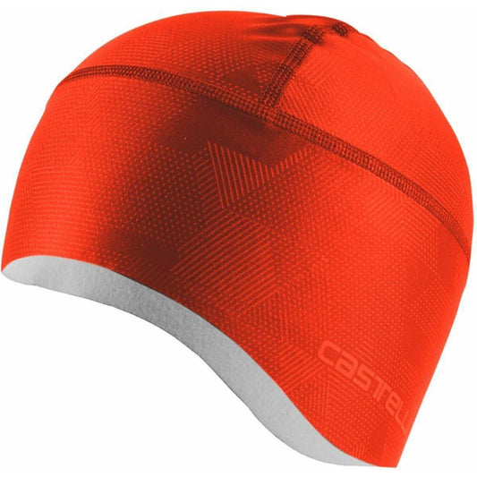 Castelli Pro Thermal Cycling Skully Beanie - Red 8050949380055 - Start Fitness