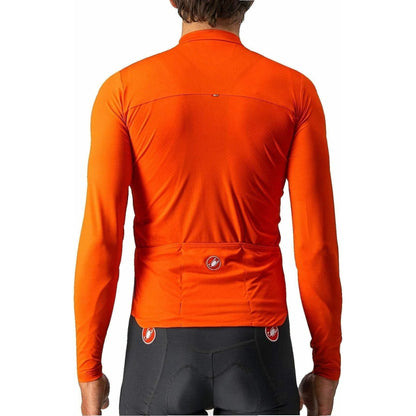 Castelli Prologo 7 Long Sleeve Mens Cycling Jersey - Red - Start Fitness