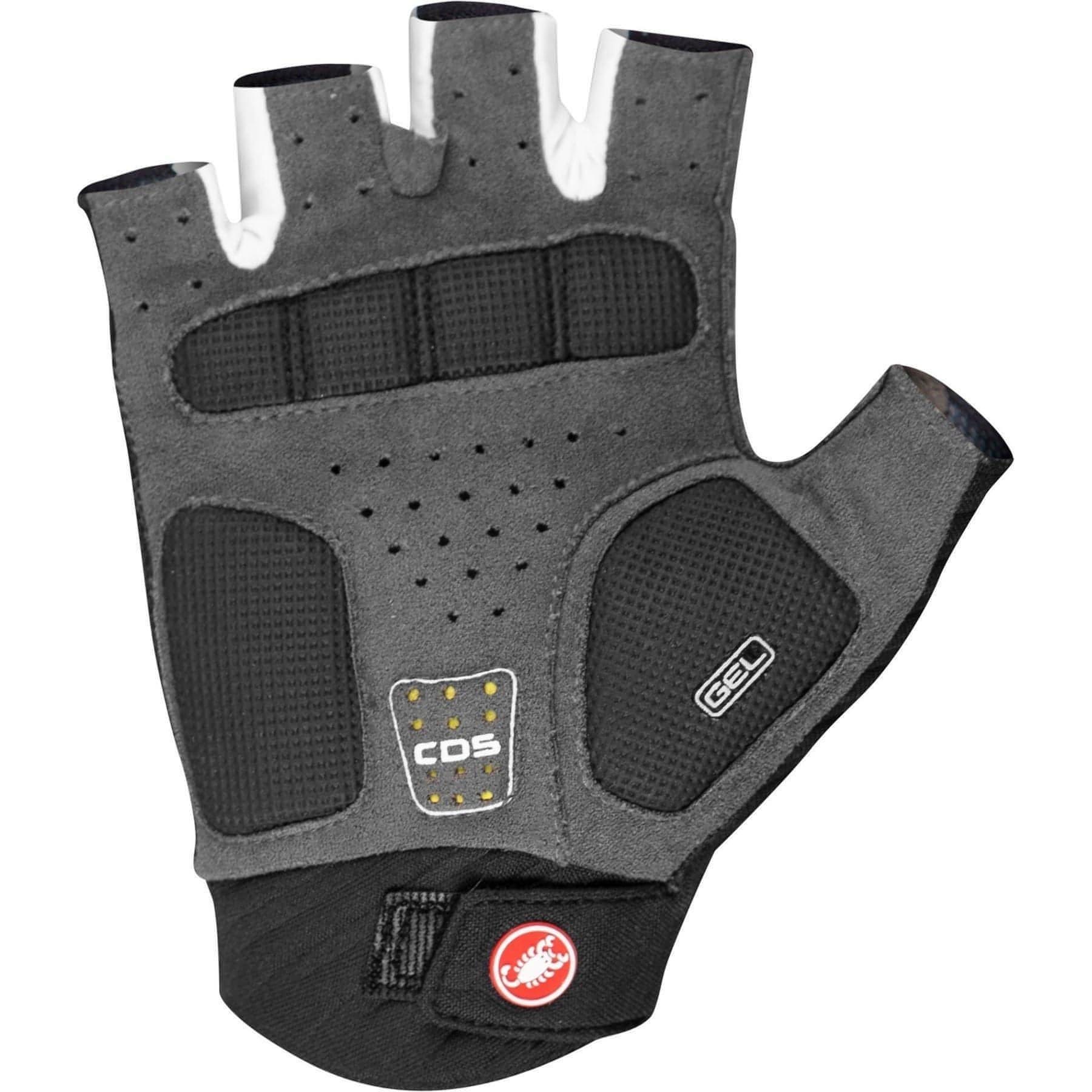 Castelli Roubaix Gel 2 Fingerless Womens Cycling Gloves - Black - Start Fitness