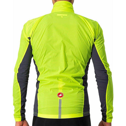 Castelli Squadra Stretch Mens Cycling Jacket - Yellow - Start Fitness