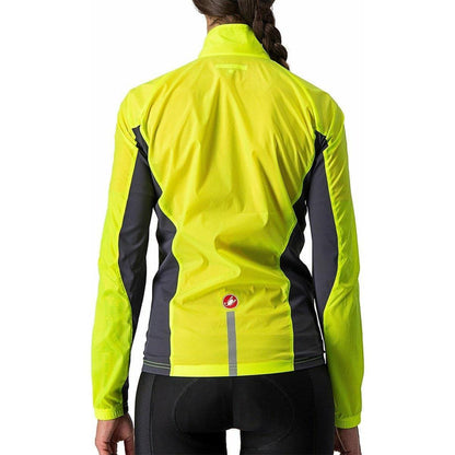 Castelli Squadra Stretch Womens Cycling Jacket - Yellow - Start Fitness