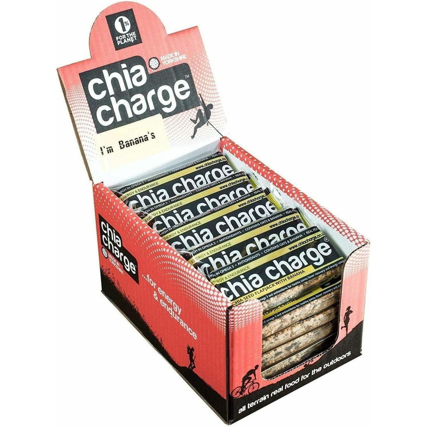 Chia Charge Seed Flapjacks Box of 20 5060302390570 - Start Fitness