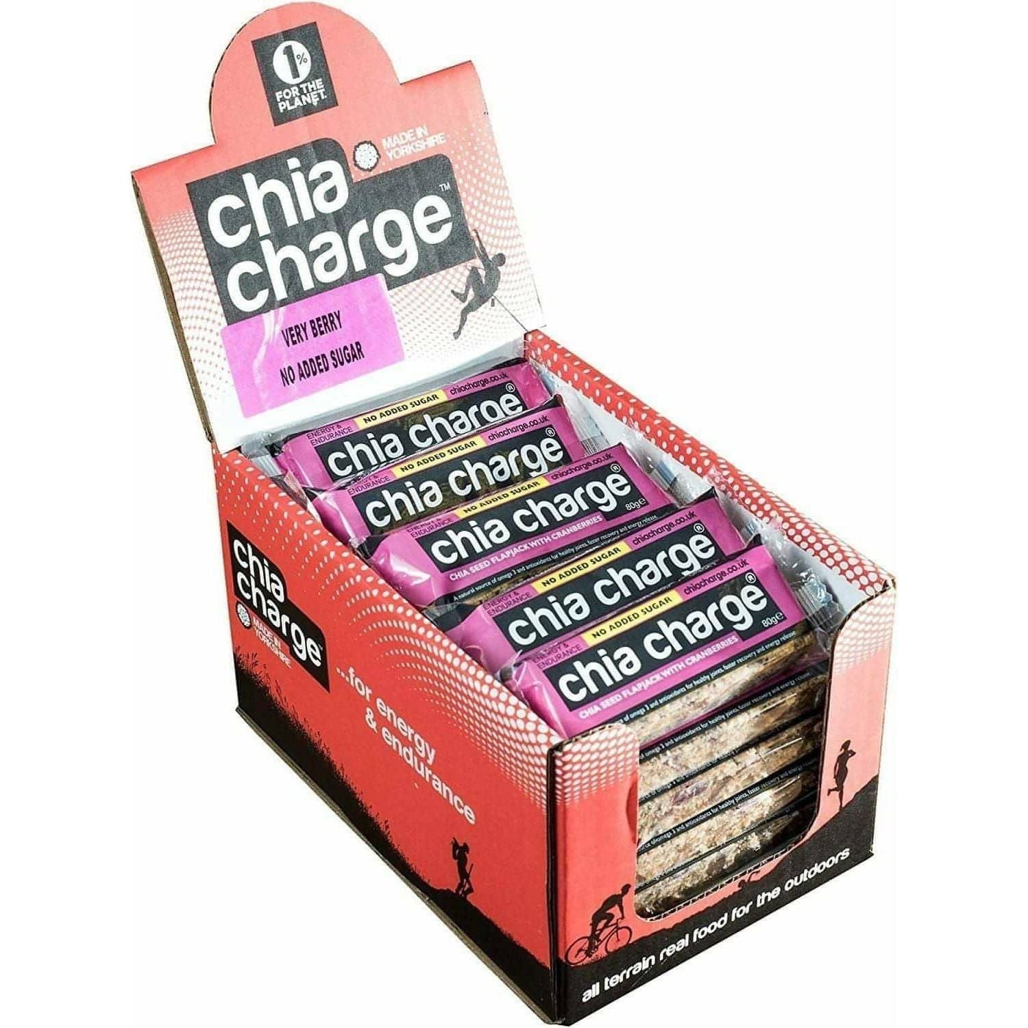 Chia Charge Seed Flapjacks Box of 20 5060302391058 - Start Fitness