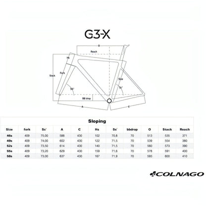Colnago G3X Carbon Gravel Bike 2022 - Sand & Red - Start Fitness