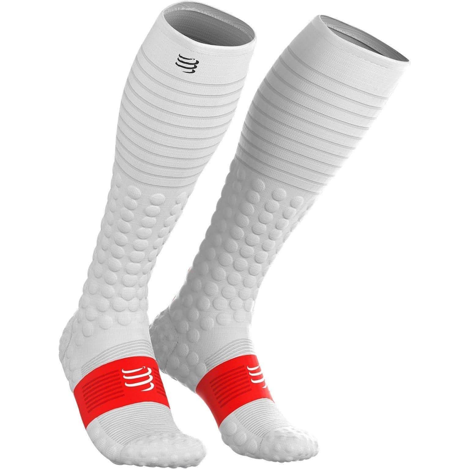 Compressport Race And Recovery Full Socks - White 7640179679954 - Start Fitness
