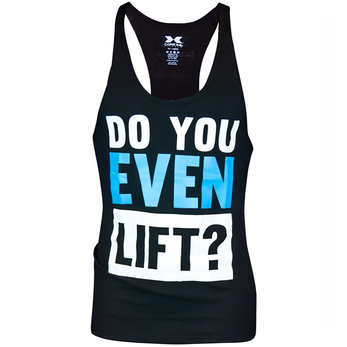 Corex Lift Protection CoreX Fitness Do You Even Lift Stringer Mens Training Vest - Black ...