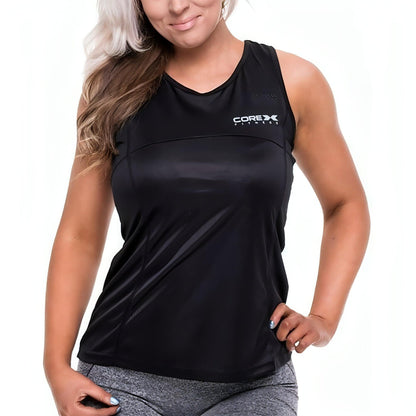 Corex Fitness Womens Training Vest Tank Top - Black - Start Fitness