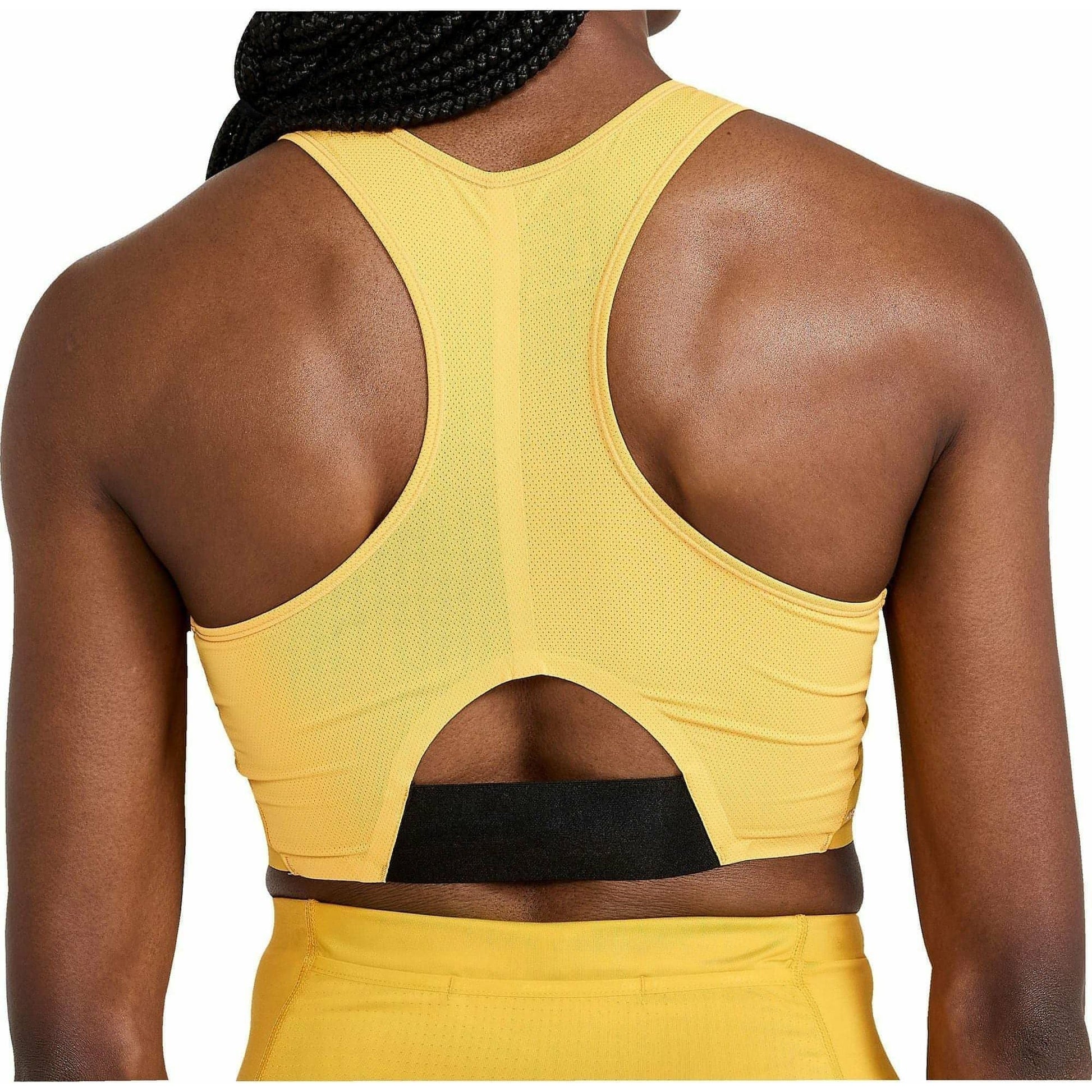 Craft PRO Hypervent Womens Running Crop Top - Yellow - Start Fitness