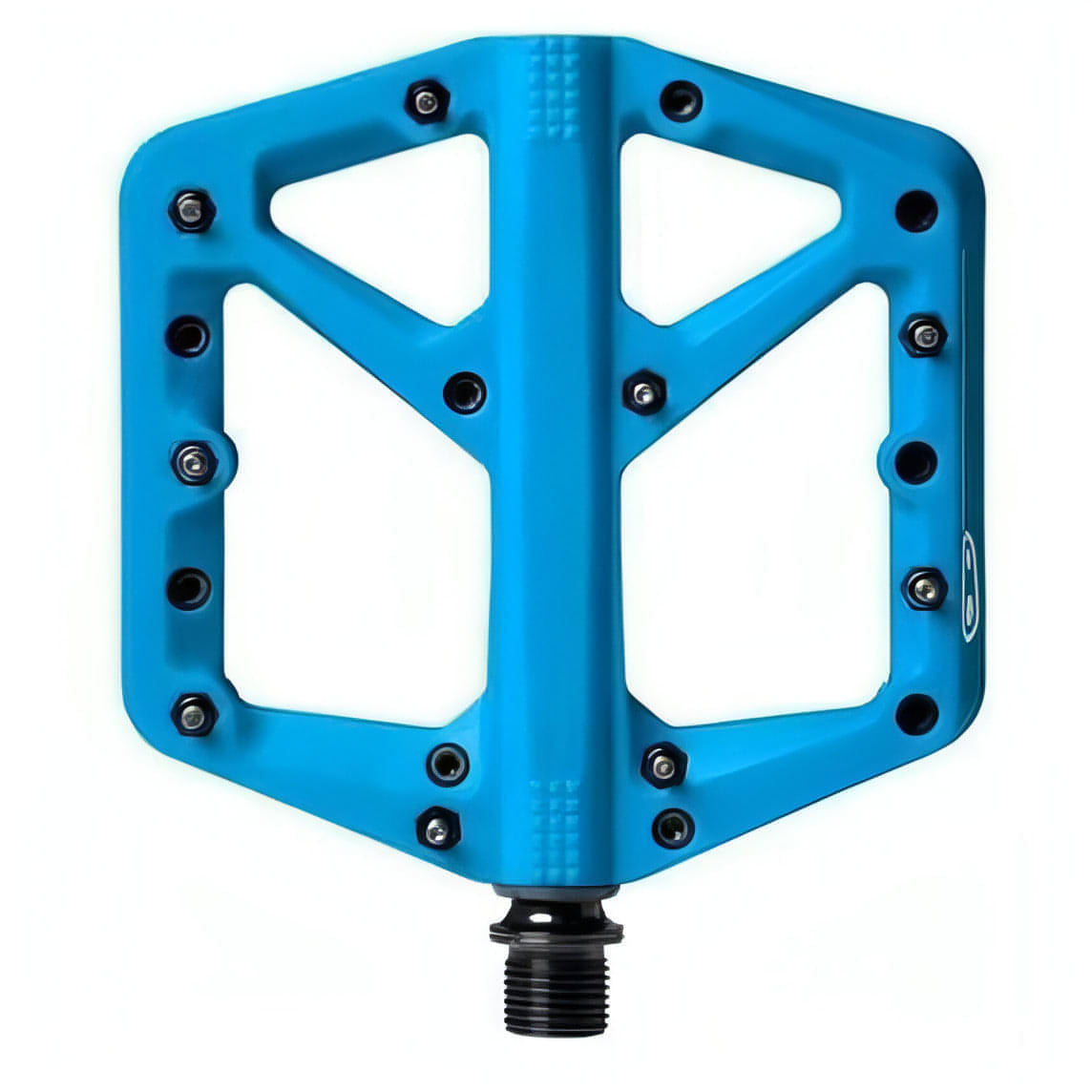 Crank Brothers Stamp 1 Large Flat Pedals - Blue 641300162694 - Start Fitness