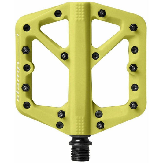 Crank Brothers Stamp 1 Small Flat Pedals - Yellow 641300163936 - Start Fitness