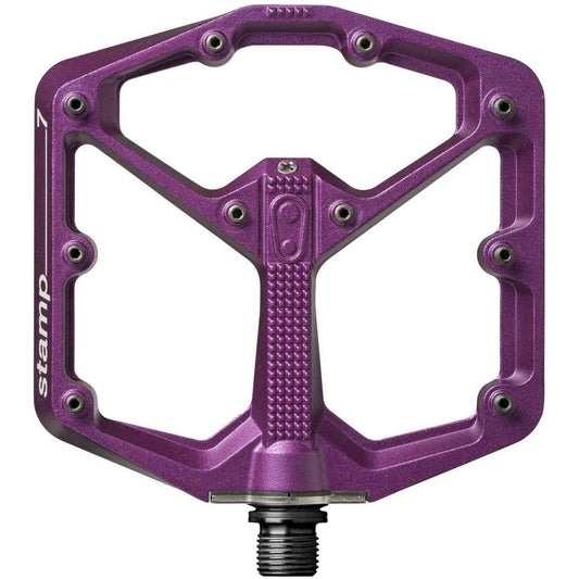 Crank Brothers Stamp 7 Large Flat Pedals - Purple 641300162786 - Start Fitness