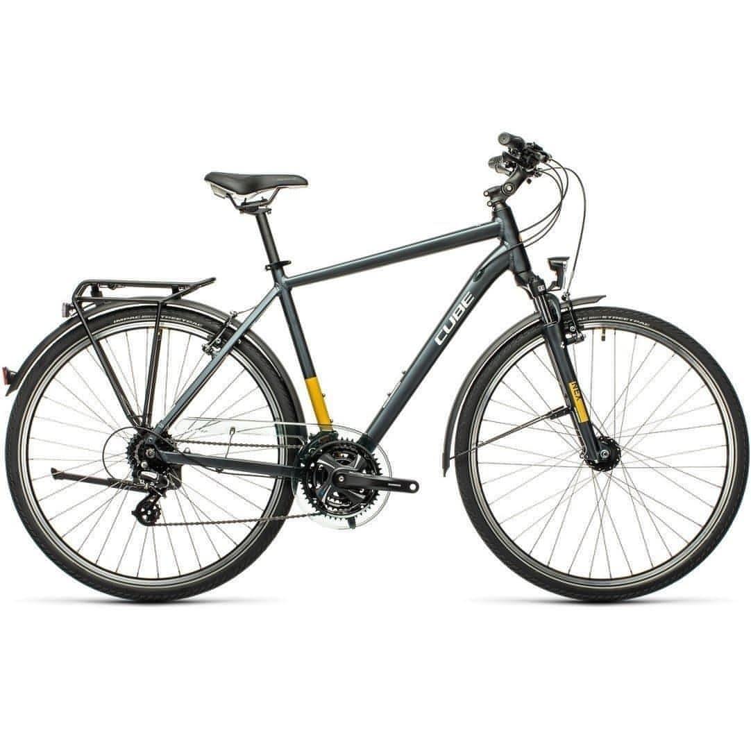Cube Touring Mens Hybrid Bike 2021 - Grey 4054571337689 - Start Fitness