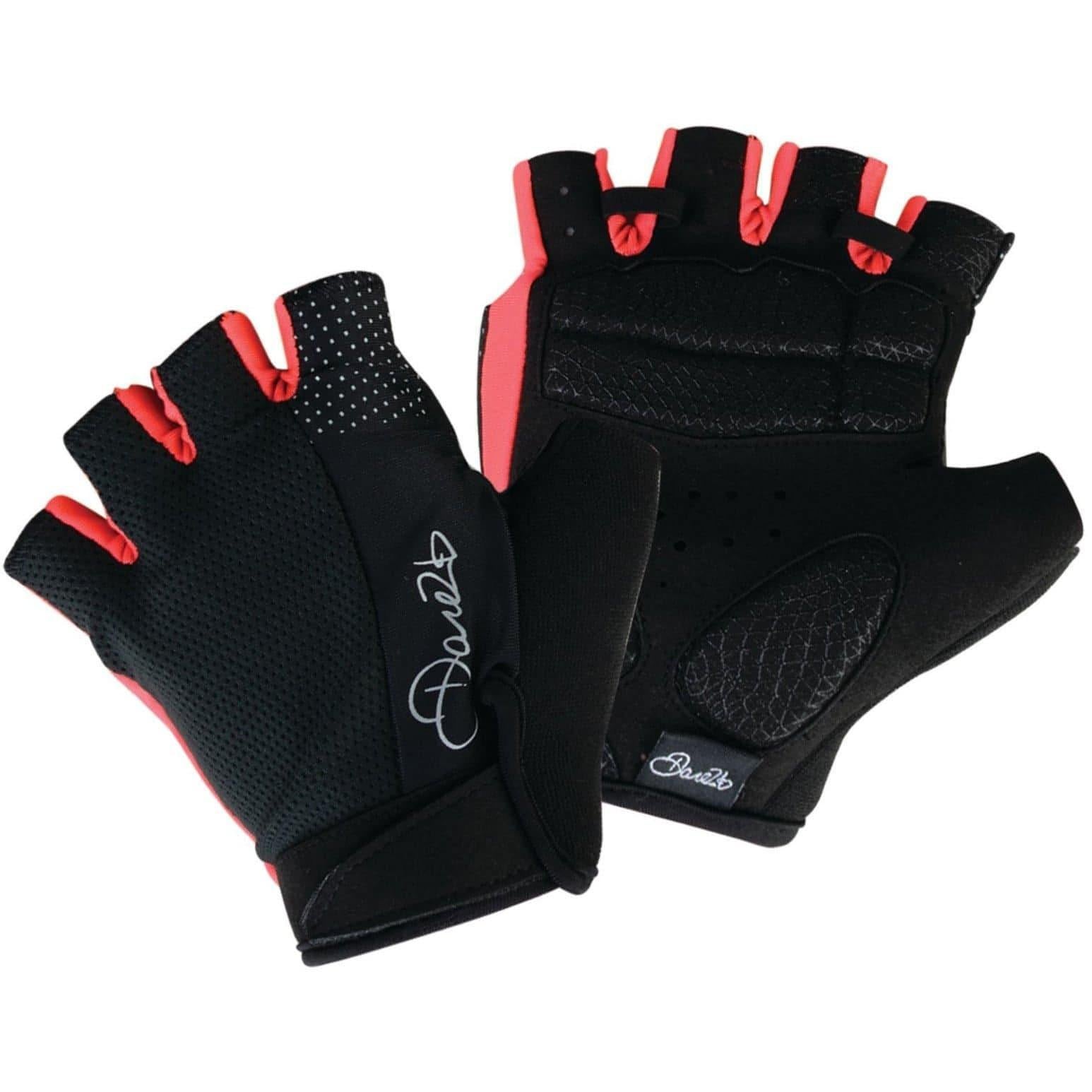 Dare2B Grasp II Womens Fingerless Cycling Gloves - Black - Start Fitness