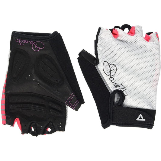 Dare2b Grasp Womens Fingerless Cycling Gloves - White - Start Fitness