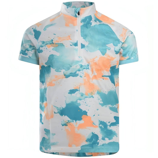 Dare2B Juvento Short Sleeve Junior Cycling Jersey - White - Start Fitness