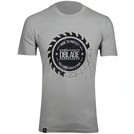 DBlade Corporate Buzz Short Sleeve Mens Work Wear Top - Grey - Start Fitness