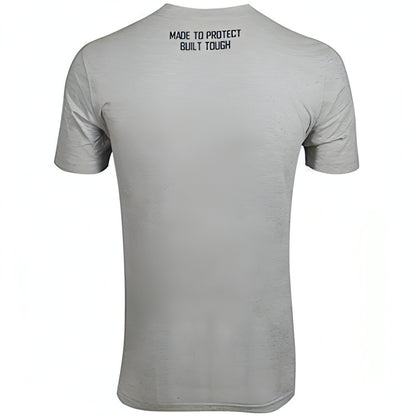DBlade Corporate Buzz Short Sleeve Mens Work Wear Top - Grey - Start Fitness