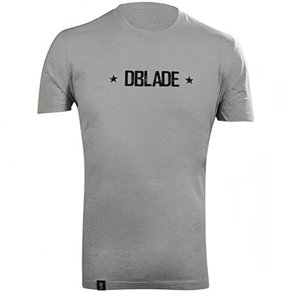 DBlade Corporate Print Short Sleeve Mens Work Wear Top - Grey - Start Fitness