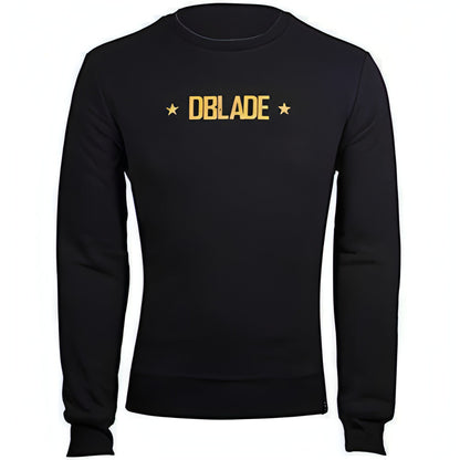 DBlade Logo Round Neck Mens Sweatshirt - Black - Start Fitness