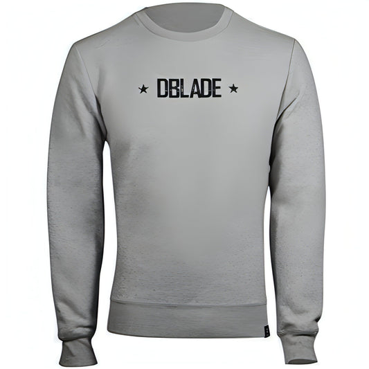DBlade Logo Round Neck Mens Sweatshirt - Grey - Start Fitness