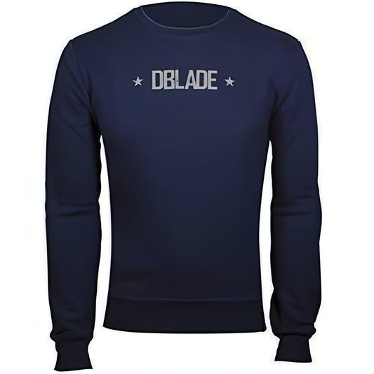 DBlade Logo Round Neck Mens Sweatshirt - Navy - Start Fitness