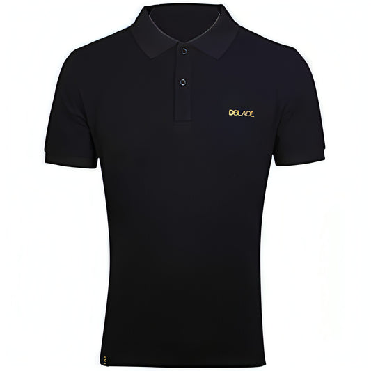 DBlade Piquet Mens Short Sleeve Polo Shirt - Black 8013183083588 - Start Fitness