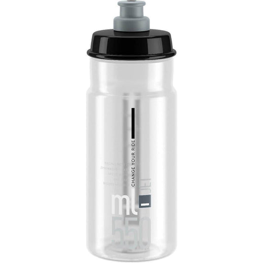 Elite Jet Biodegradable 550ml Water Bottle - Clear 8020775036013 - Start Fitness