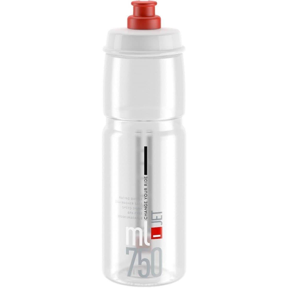 Elite Jet Biodegradable 750ml Water Bottle - Red 8020775036051 - Start Fitness