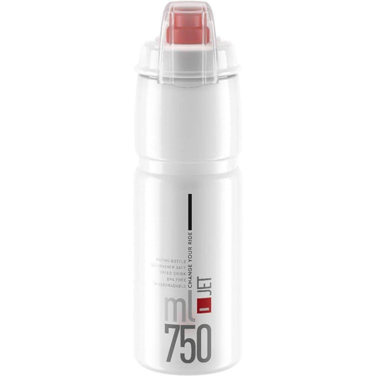 Elite Jet Biodegradable MTB 750ml Water Bottle - Clear 8020775038567 - Start Fitness